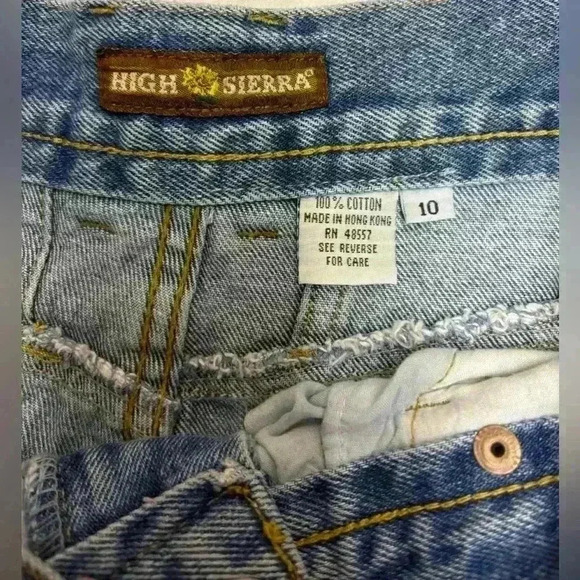 High Sierra Women's Vintage Sunflower High Rise Denim Jeans Size 10 - Picture 8 of 14
